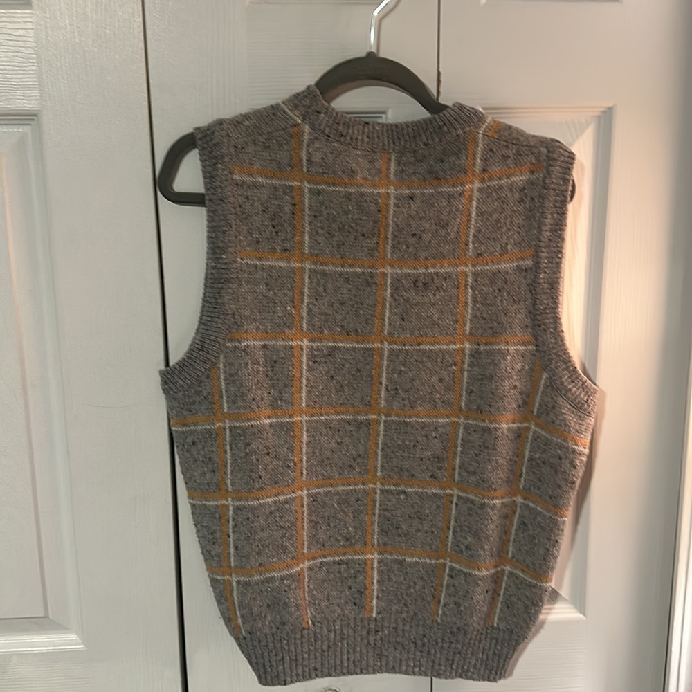 Vintage Jantzen Gray Pullover Sweater Vest - Picture 10 of 10